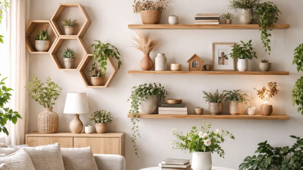 Prateleiras e Nichos: Decoração Barata e Tendência